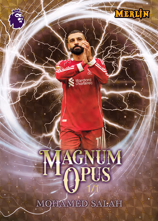 Mohamed Salah 2025 Topps Chrome Premier League /25