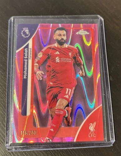 Mohamed Salah 2026 Topps Chrome Premier League Pink /250
