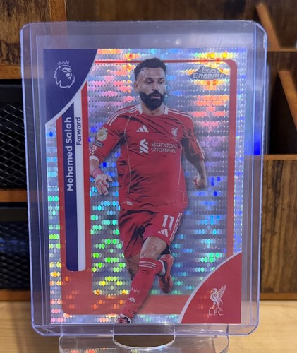 Mohamed Salah 2026 Topps Chrome Premier League Prism Refractor