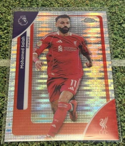 Mohamed Salah 2023 Topps Chrome Premier League Pulsar