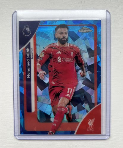 Mohamed Salah 2026 Topps Chrome Premier League Sapphire Edition