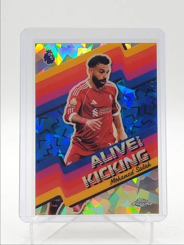 Mohamed Salah 2026 Topps Chrome Premier Sapphire