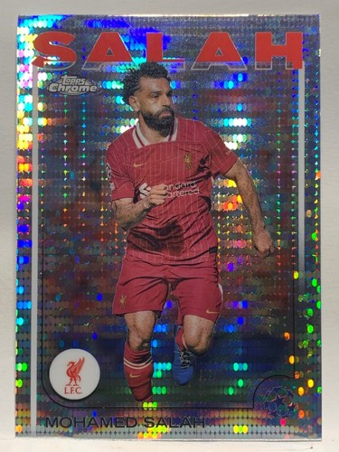 Mohamed Salah 2024 Topps Chrome Pulsar Refractor