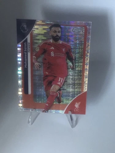 Mohamed Salah 2026 Topps Chrome Pulsar Refractor