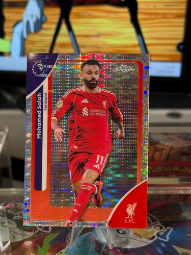 Mohamed Salah 2026 Topps Chrome Pulsar Refractor