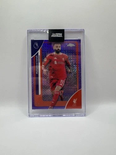 Mohamed Salah 2026 Topps Chrome Purple Mojo /7