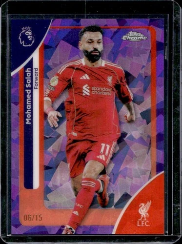 Mohamed Salah 2026 Topps Chrome Purple Refractor /15