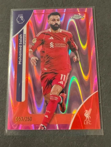 Mohamed Salah 2026 Topps Chrome Raywave /250