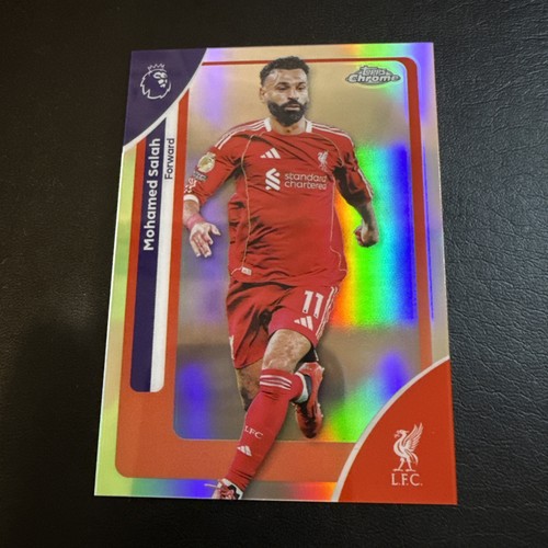 Mohamed Salah 2026 Topps Chrome Refractor