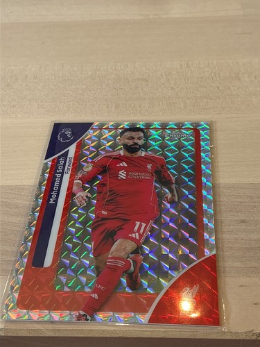 Mohamed Salah 2025 Topps Chrome Refractor