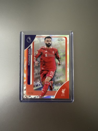 Mohamed Salah 2026 Topps Chrome Refractor /92
