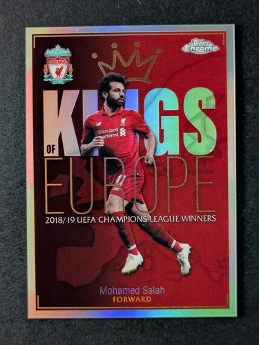 Mohamed Salah 2023 Topps Chrome Refractor