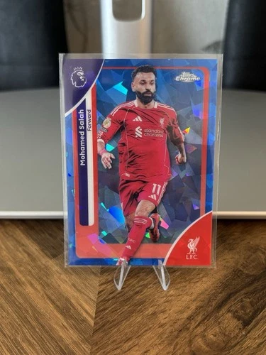 Mohamed Salah 2025 Topps Chrome Sapphire /25