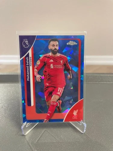 Mohamed Salah 2025 Topps Chrome Sapphire
