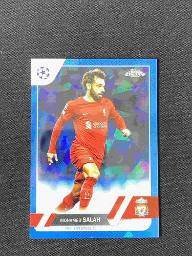 Mohamed Salah 2023 Topps Chrome Sapphire
