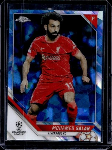 Mohamed Salah 2021 Topps Chrome Sapphire