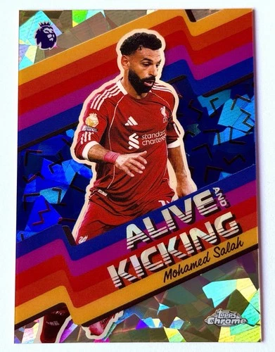 Mohamed Salah 2025 Topps Chrome Sapphire