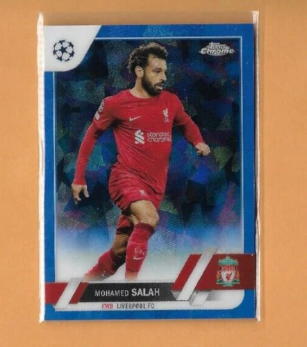 Mohamed Salah 2023 Topps Chrome Sapphire