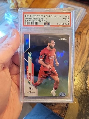 Mohamed Salah 2019 Topps Chrome Sapphire