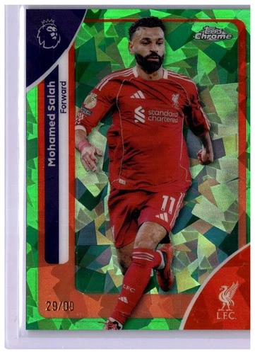 Mohamed Salah 2025 Topps Chrome Sapphire /99
