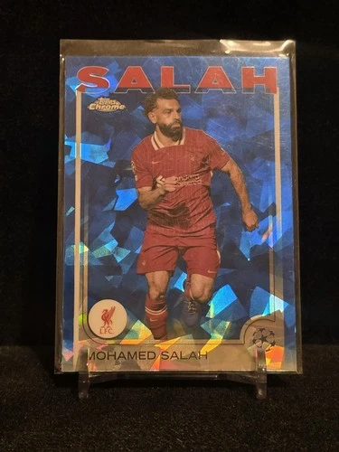 Mohamed Salah 2024 Topps Chrome Sapphire Edition