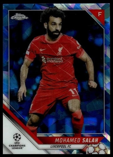 Mohamed Salah 2021 Topps Chrome Sapphire Edition Sapphire