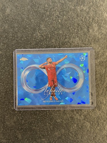 Mohamed Salah 2024 Topps Chrome Sapphire Infinite Sapphire