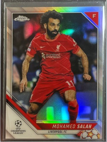 Mohamed Salah 2022 Topps Chrome Silver Refractor #21
