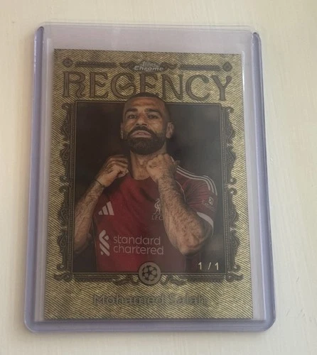 Mohamed Salah 2025 Topps Chrome Superfractor /1