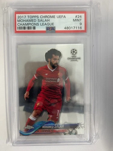 Mohamed Salah 2017 Topps Chrome UCL
