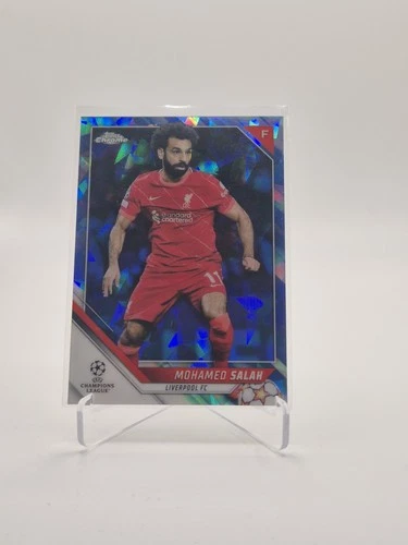Mohamed Salah 2022 Topps Chrome UCL Sapphire Edition