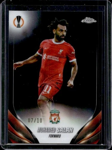 Mohamed Salah 2023 Topps Chrome UEFA Black Refractor /10