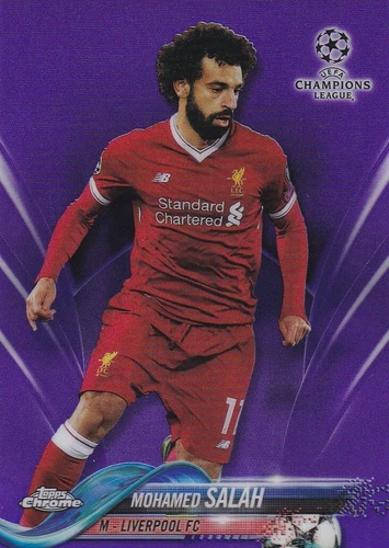 Mohamed Salah 2017 Topps Chrome UEFA Champions League /250