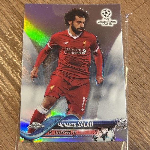 Mohamed Salah 2017 Topps Chrome UEFA Champions League Refractor