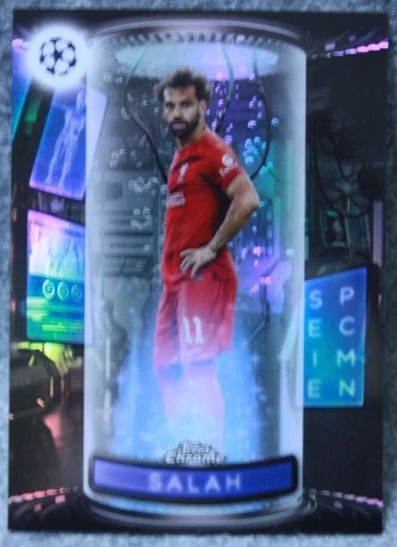 Mohamed Salah 2022 Topps Chrome UEFA Refractor /199