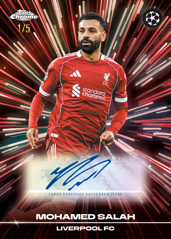 Mohamed Salah 2025 Topps Chrome US-2