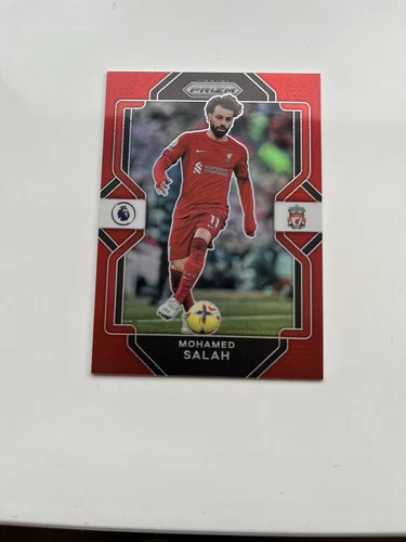 Mohamed Salah 2022 Panini Chronicles Red Prizm /99