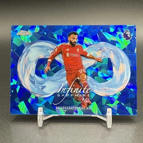 Mohamed Salah 2025 Topps Cromo Premier League Zafiro