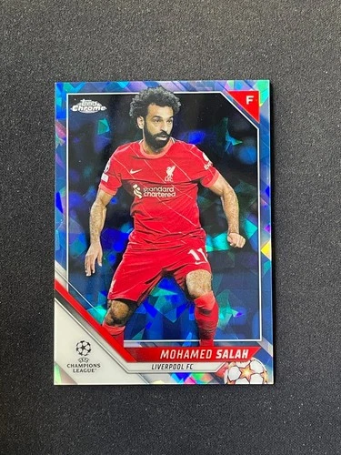 Mohamed Salah 2021 Topps Cromo UCL Sapphire Edition