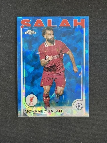 Mohamed Salah 2024 Topps Cromo Zafiro Sapphire