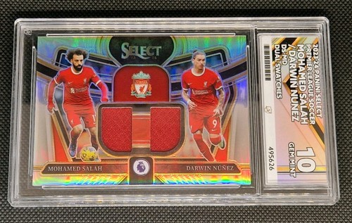 Mohamed Salah / Darwin Nunez 2023 Panini Select Silver Prizm