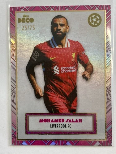 Mohamed Salah 2024 Topps Deco Parallel /75