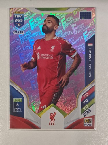 Mohamed Salah 2026 Panini FIFA 365 Pink