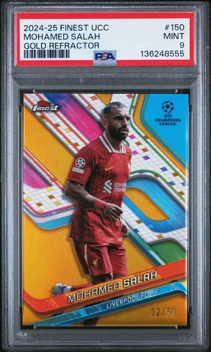 Mohamed Salah 2024 Topps Finest 2/50