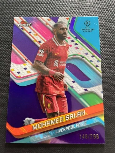 Mohamed Salah 2024 Topps Finest /299