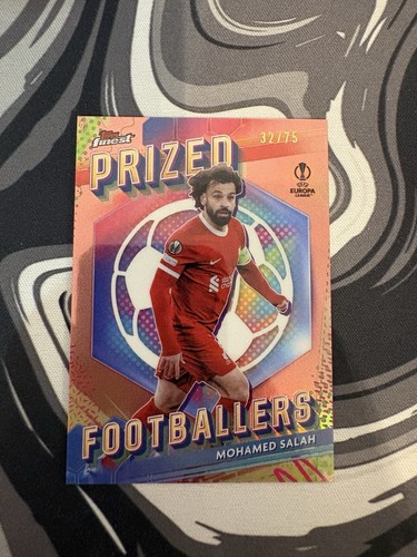 Mohamed Salah 2023 Topps Finest /75