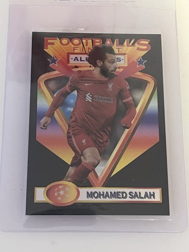 Mohamed Salah 2021 Topps Finest Black /25