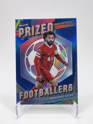 Mohamed Salah 2023 Topps Finest Blue /150