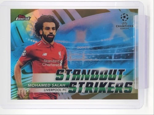 Mohamed Salah 2018 Topps Finest Gold /50