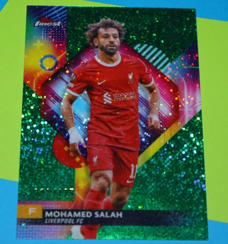 Mohamed Salah 2023 Topps Finest Green /125